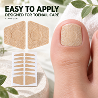 Patch anti-usure respirant pour ongles, correcteur orthopédique de la rainure des ongles, coussinet orthopédique pour orteils, emballage personnalisé, marque privée, vente en gros