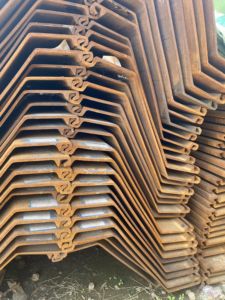 ストレートウェブ曲げ加工サービス付きタイプ<span class=keywords><strong>2</strong></span>鋼板パイルU字型ウォーターストップトレンチ - Product Image 3