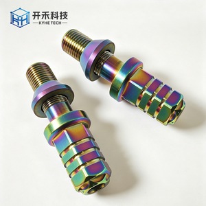 Boulons de moyeu de roue <span class=keywords><strong>antivol</strong></span> en alliage de titane GR5 Ti-6Al-4V anodisés multicolores M14*1.25*55mm pour tous les modèles <span class=keywords><strong>BMW</strong></span> - Product Image 2