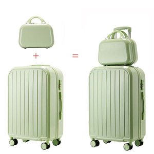 Sample OEM/ODM Discount PC Material 22-inch Classic Parent Luggage case With Small Bag Trolley <b>Suitcase</b> Cabin Size Trolley Box - Product Image 2