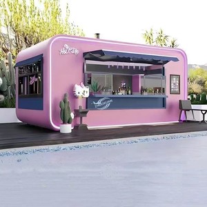 Kiosques de vente mobiles, stands de thé au lait personnalisés pour marchés nocturnes, stands de vendeurs ambulants commerciaux, abris d'entrée de parc - Product Image 1