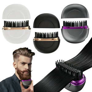 Sisir pelurus rambut Mini dapat diisi ulang, sikat pelurus nirkabel Anti melepuh tanpa kabel - Product Image 1