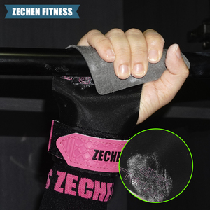 Mới nhất không có lỗ Thể dục dụng cụ Grips <span class=keywords><strong>Crossfit</strong></span> cho trọng lượng nâng, đào tạo chéo, kéo lên-Tùy chỉnh <span class=keywords><strong>Crossfit</strong></span> tay Grips hypalon Grips - Product Image 4