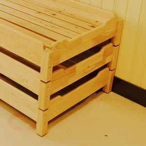 Chất lượng cao đảm bảo giường tầng thoải mái Khung gỗ bền hiện đại giường tầng cho mẫu giáo - Product Image 2