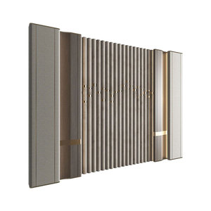 Rivestimento murale interno di lusso 3D <span class=keywords><strong>letto</strong></span> dell'hotel testiera imbottita pannello a <span class=keywords><strong>parete</strong></span> imbottito pannelli a muro imbottiti - Product Image 4