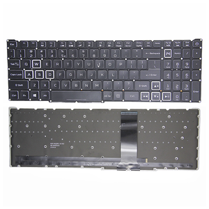 Teclado Retroiluminado con Distribución Estadounidense para <span class=keywords><strong>Acer</strong></span> <span class=keywords><strong>Nitro</strong></span> <span class=keywords><strong>5</strong></span> <span class=keywords><strong>AN515</strong></span>-45/46/56/<span class=keywords><strong>57</strong></span>/58 PH315-54 PH515-54 PHN16-71-51 PH315-52 PH315-53 N20C1 - Product Image 1