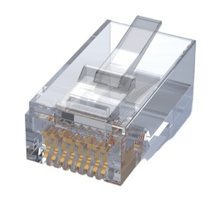 Lan giải pháp Cáp 24-23awg dây kết nối với FTP Keystone Jack + 8P8C Modular cắm Cat6 chuyển đổi - Product Image 3