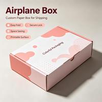 Boîtes d'expédition en carton ondulé écologiques personnalisées avec logo imprimé pour vêtements, chaussures, cadeaux, bijoux