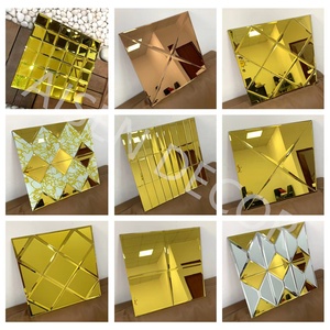 Tự dính Gạch Mosaic Thủy Tinh giá rẻ tường trang trí nội thất 30x30cm Gương gạch - Product Image 6