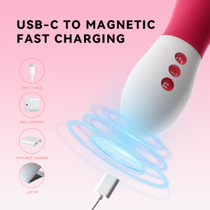 Vibrador de Varita Sensible a la Presión para Mujeres, Varita de Masaje AV de Silicona Premium, Juguete Sexual Recargable por USB, Fabricante OEM ODM - Product Image 4