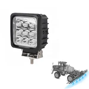 Lampu Kerja LED Semprotan Pertanian, Lampu Penyemprot Pertanian 4 Inci 27W untuk Peralatan Penyemprotan Traktor