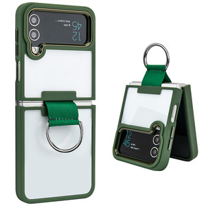 GSCASE TPU PC antiurto Cover posteriore Cover paraurti per Samsung Galaxy <span class=keywords><strong>Z</strong></span> Flip 3 4 5 custodia per cellulare con schermo pieghevole - Product Image 5