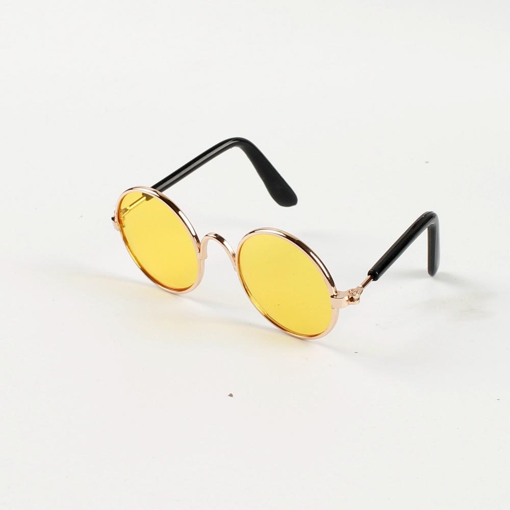 Lunettes pour animaux de compagnie-jaune clair