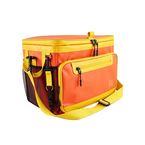 Sac isotherme de pêche OEM 15L en polyester imperméable, isolé, amovible, avec fermeture éclair, motif pied-de-poule - Product Image 2