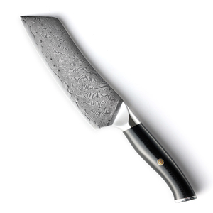 cleaver kitchen knives damascus steel vg10 santoku chef knife