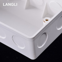 Boîtiers d'instruments électroniques personnalisés, extérieurs, IP65, résistants aux intempéries, en PVC blanc, boîte à interrupteurs, modèle MA006, construction