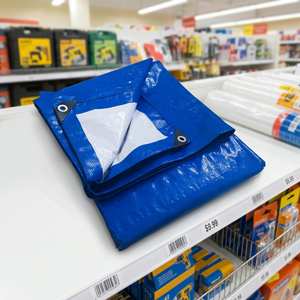 Best Quality Heavy Duty PE Tarpaulin <b>Waterproof</b> for Vietnam High-Capacity Vending Wholesale Vehicle covering Construction site - Product Image 3