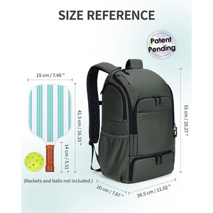 <span class=keywords><strong>Sac</strong></span> à dos de sport de pickleball de grande taille 30L pour hommes, <span class=keywords><strong>sac</strong></span> à raquettes imperméable de haute qualité avec compartiment pour chaussures - Product Image 2