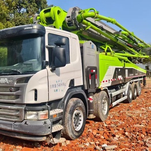 Bomba de Concreto Móvil Diésel SANY 50M Certificada con Bajo Número de Horas de Trabajo, Chasis Benz, Motor de Pluma de 5 Secciones, Alta Eficiencia, 22M/H - Product Image 4