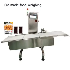 Prepared Food Weighing Machine High Accuracy Conveyor Belt Check Weigher For Prepared Dishes And Ready-made Food Production Line