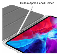 Housse de protection intégrale légère pour iPad, avec fonction veille/réveil automatique, antichoc, en cuir PU + TPU, étanche, design luxueux, multicolore