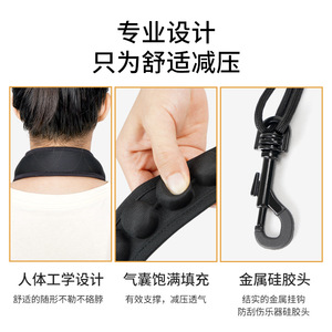 Attelle de soutien du cou pour soulager les douleurs cervicales, conception ergonomique, matériau en silicone souple, taille réglable pour un usage quotidien et une meilleure posture - Product Image 4