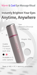 Caneta Massageadora de Olhos Quente e Frio Personalizada MIXU com Mudança de Temperatura em 5 Segundos, Vibração, Microcorrente Portátil para Cuidados com os Olhos, Recarregável via USB - Product Image 5