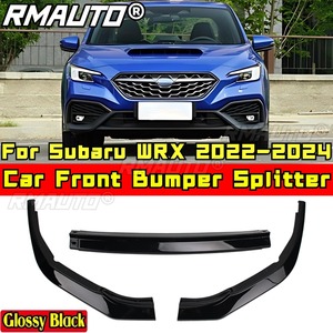 For WRX 2022-2024 Body Kit Front Bumper <b>Splitter</b> Front Bumper Diffuser for Subaru WRX 2022-2024 Car Accessories - Product Image 2