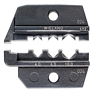 KNIPEX 97 49 69 2 Matriz de crimpado para conectores de cable solar Gesis PST 40 (Wieland) - Product Image 1