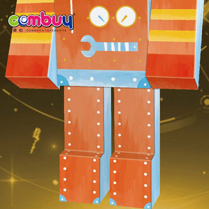 Modello di Scatola di Carta Robot 3D da Disegnare e Colorare Fai-da-Te - Product Image 5