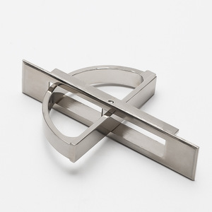 Tirador para Muebles Jiufa, Geométrico, 100 mm x 22 mm, Níquel Cepillado, Diseño Minimalista para Cajones - Product Image 4