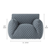 Fauteuil Chesterfield gonflable en tissu bleu, moderne, simple, de luxe léger, populaire sur internet, pour petit appartement, réglable