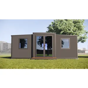 预制集装箱住宅: 澳大利亚20英尺扁平包装和可扩展选项