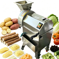 Multifunctionele fruitsnijder Restaurant Wortelen Tomaat Aardappelsnijder Machine Commerciële groentesnijder van roestvrij staal