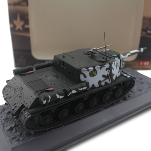 ISU-152 Soviet 1/43 RKKA pesante assalto pistola semovente artiglieria da tavolo collezione ornamento Knick-Knack - Product Image 4