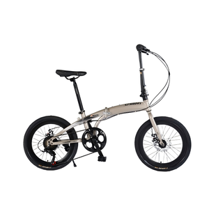 Bicicleta Plegable Urbana para Niños, 7 Velocidades, Frenos de Disco, Horquilla de Acero, Rueda de 20 Pulgadas, Pedal Plegable Unilateral, Gran Venta - Product Image 1