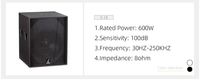 Système Sonore DJ Extérieur Complet Haute Configuration 5000W avec Haut-Parleur 12 Pouces et Haut-Parleurs de Basses 18 Pouces