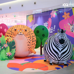 Blow up géant Animaux Cartoon Balloon Gonflable Gros Tigre pour Décoration <span class=keywords><strong>de</strong></span> Toit Extérieur Publicité - Product Image 1