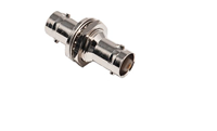 Adaptador coaxial RF Triax de mamparo de latón 1553B Cable de puente BNC hembra a adaptador hembra BNC