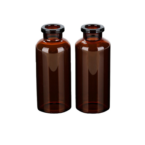 Factory Sale 30ml Transparent Brown Medicine Injection Glass Bottle Packaging Glass Bottle Empty Injection Glass Bottle
