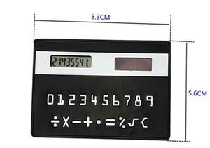 Regalos promocionales Calculadoras de tarjetas de crédito baratas <span class=keywords><strong>Calculadora</strong></span> delgada de 5mm de espesor <span class=keywords><strong>Calculadora</strong></span> solar pequeña de bolsillo portátil - Product Image 4