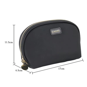 Gold Metal Zipper Logo Cotton Canvas Travel <b>Case</b> for Women BSCI Factory Custom RPET Nylon Lady Style Senda <b>Makeup</b> Bag - Product Image 6