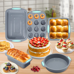 Amz Hot Silicone Bánh Pan Tái Sử Dụng Không Dính Chất Lượng Cao BPA Miễn Phí Silicone Khuôn Pho Mát Bánh Sô Cô La Bánh Silicone Khuôn Bánh - Product Image 5