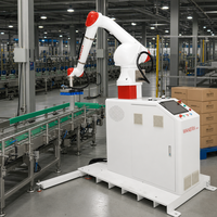 Robot de manutention de caisses Wanerx 50 kg avec outil d'aspiration pour le transfert de boîtes et le chargement de palettes