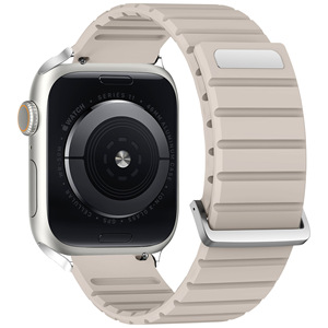 สายซิลิโคนแม่เหล็กสองสี Upro สำหรับ Apple Watch Ultra 2 Series 10 11 SE Sport Loop Strap ขนาด 49 มม. 46 มม. 45 มม. 44 มม. 42 มม. 41 มม. - Product Image 4