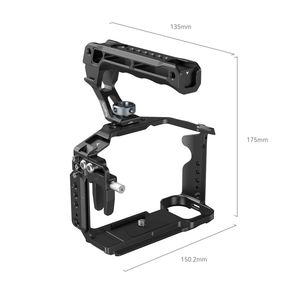 ชุดอุปกรณ์กล้องแบบเต็มตัว SmallRig 4198 สำหรับ <span class=keywords><strong>Sony</strong></span> <span class=keywords><strong>A7</strong></span> <span class=keywords><strong>III</strong></span> A7R <span class=keywords><strong>III</strong></span> พร้อมด้ามจับแบบ ARRI ตัวหนีบ HDMI สำหรับการถ่ายทำภาพยนตร์ - Product Image 1