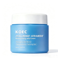 Crème de jour pour le visage en gelée organique à l'acide hyaluronique et à la niacinamide KOEC, hydratante, nourrissante, éclaircissante, pour tous types de peaux, femmes