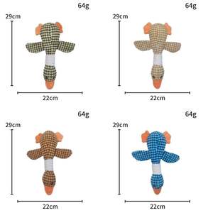 Hiphoppet новый двойной цвет дикий гусь пищащая собака жевательная игрушка от укусов чистка зубов с утиным звуком изготовитель на заказ - Product Image 2