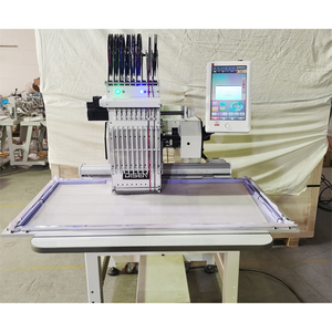 Scallop Dhaga Parts cd Double Edge Fabric Computerised Automatic Thread Cutting Embroidery Machine <strong>Suppliers</strong> With Thermal Device - Product Image 2