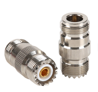 Adaptateur Convertisseur Mâle/Femelle vers N BNC F UHF PL259 SO239, Connecteur Prise vers Prise, 12V RF Laiton 1P